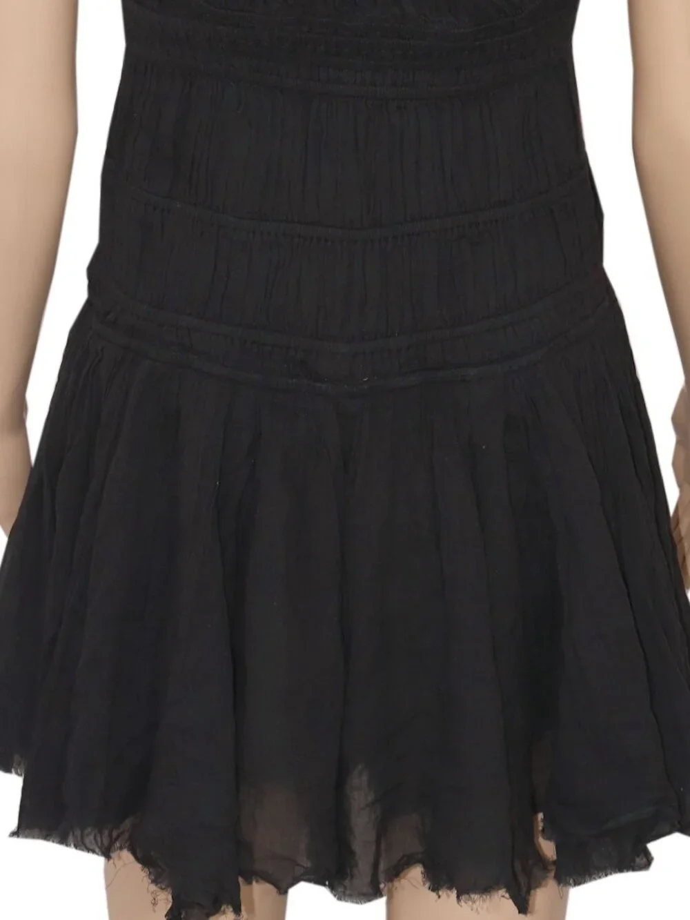 Free People FP One Kaiya Romper Black Scoop Neck Smocked Adjustable Straps M